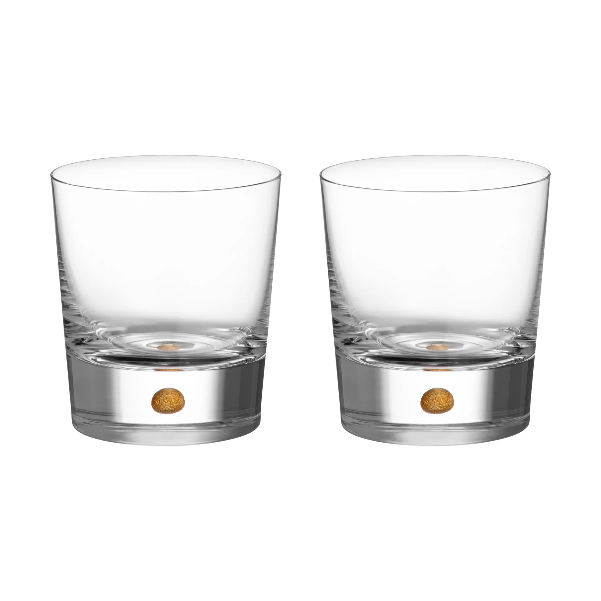 Intermezzo double old fashioned 40 cl 两件套装, Gold Orrefors