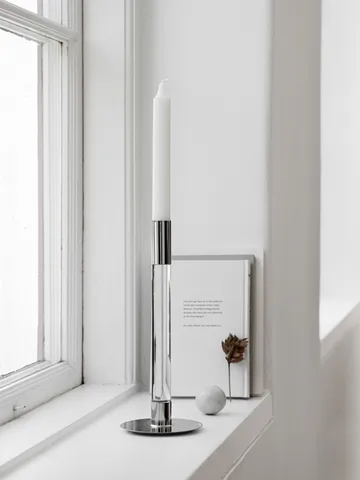 Lumiere 烛棒 26.5cm 2件装 - 透明 - Orrefors