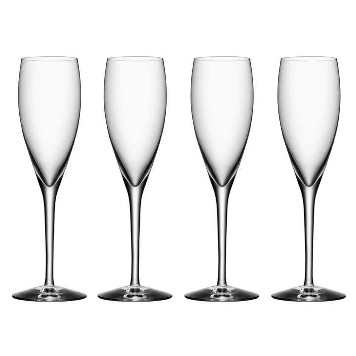 More 香槟杯4件装 - 4件装 - Orrefors