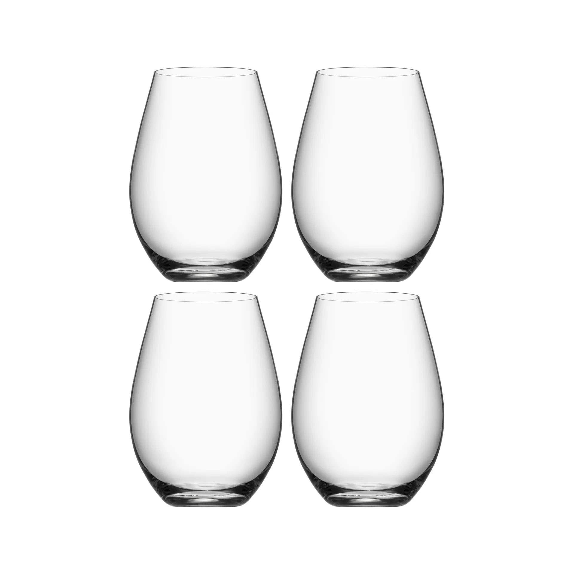 More平底杯4件套, 440ml Orrefors