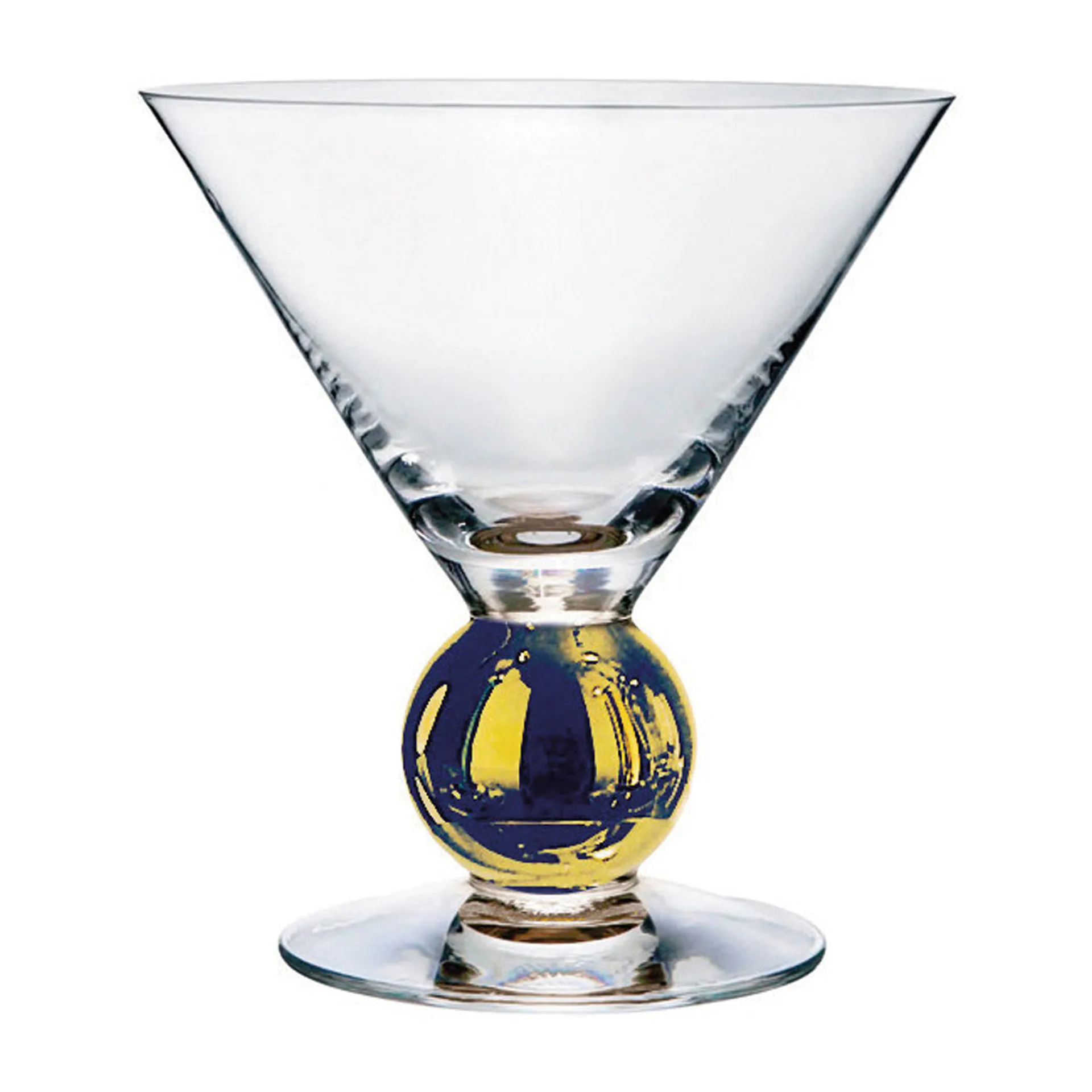 Nobel martini glass 23 cl, Clear / Gold Orrefors