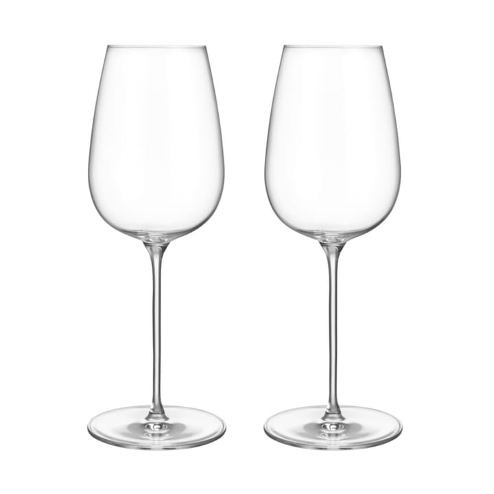 Orrefors x Björn Frantzén white 红酒杯 两件套装 - 44 cl - Orrefors