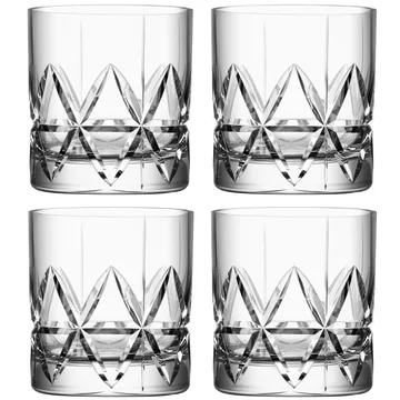 Peak double old fashioned glass 四件套装 - 34 cl - Orrefors