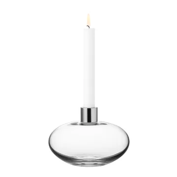 Pluto candle sticks - clear - Orrefors
