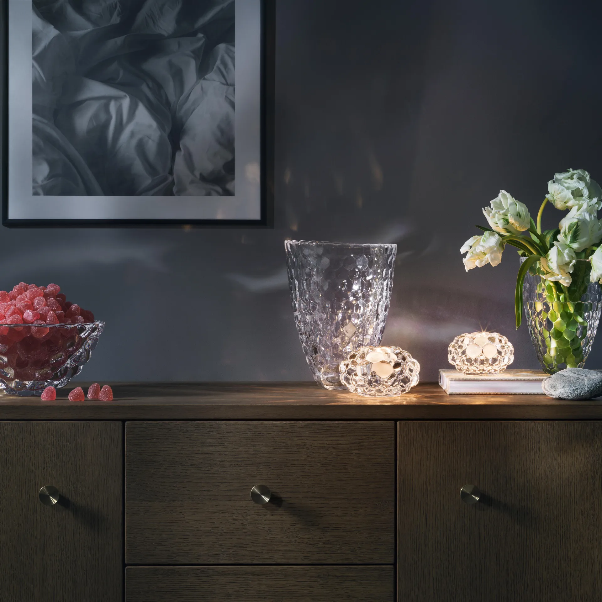 Raspberry 花瓶 200 mm, clear Orrefors