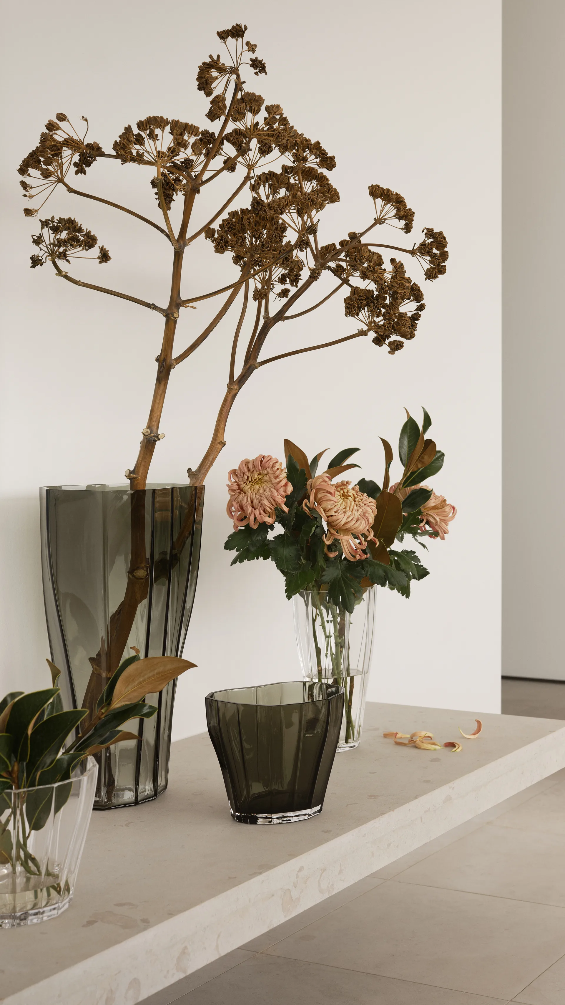 Reed 花瓶 30cm, 透明色 Orrefors