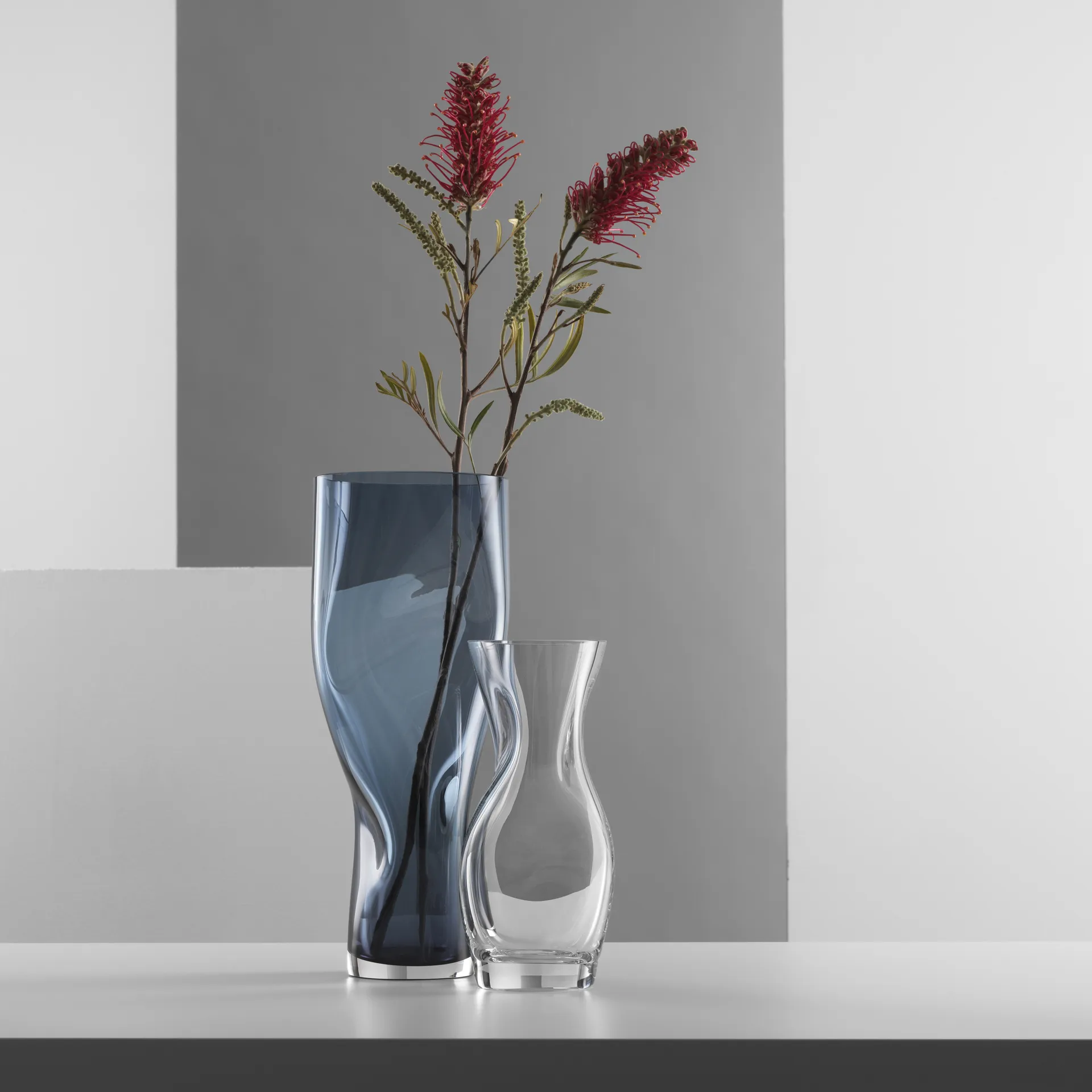 Squeeze 花瓶 23cm, 透明 Orrefors