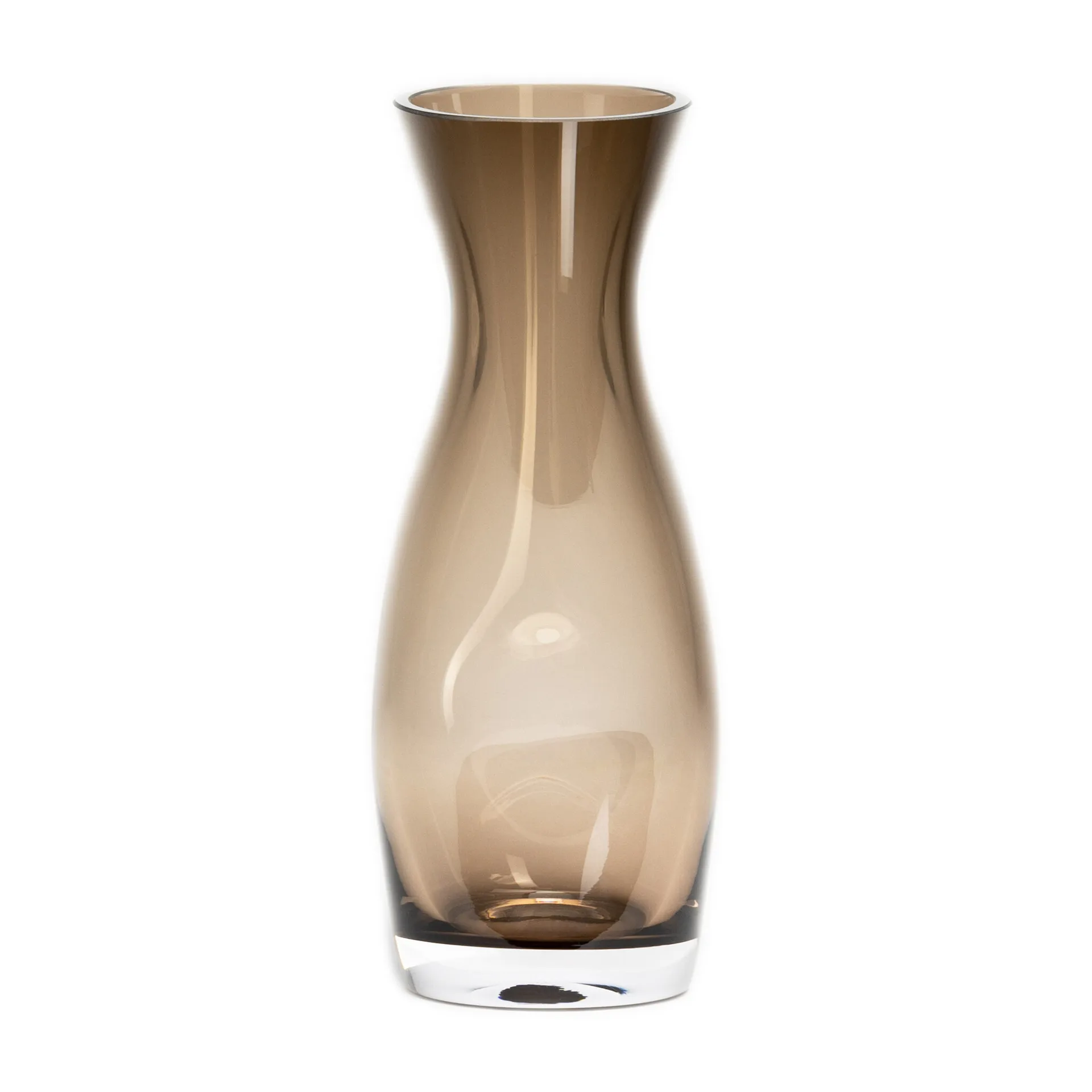 Squeeze 花瓶 23cm, 棕色 Orrefors