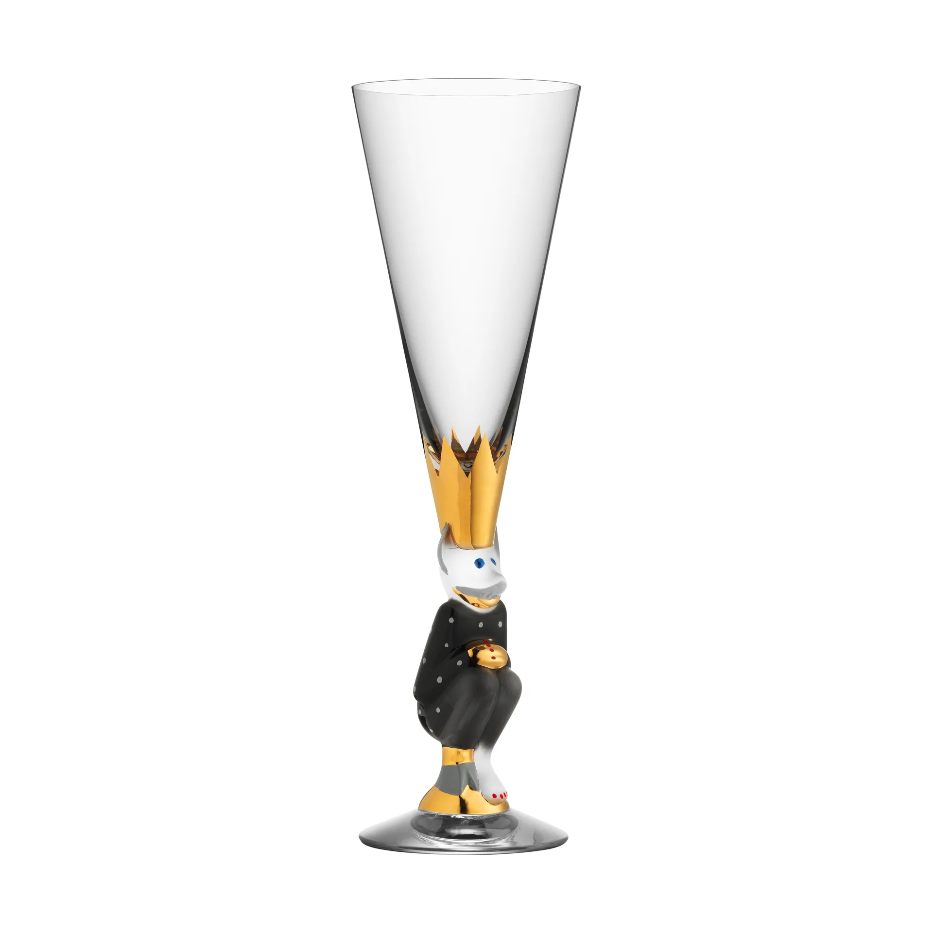 The Sparkling Devil 香槟杯190ml, 深灰色 Orrefors