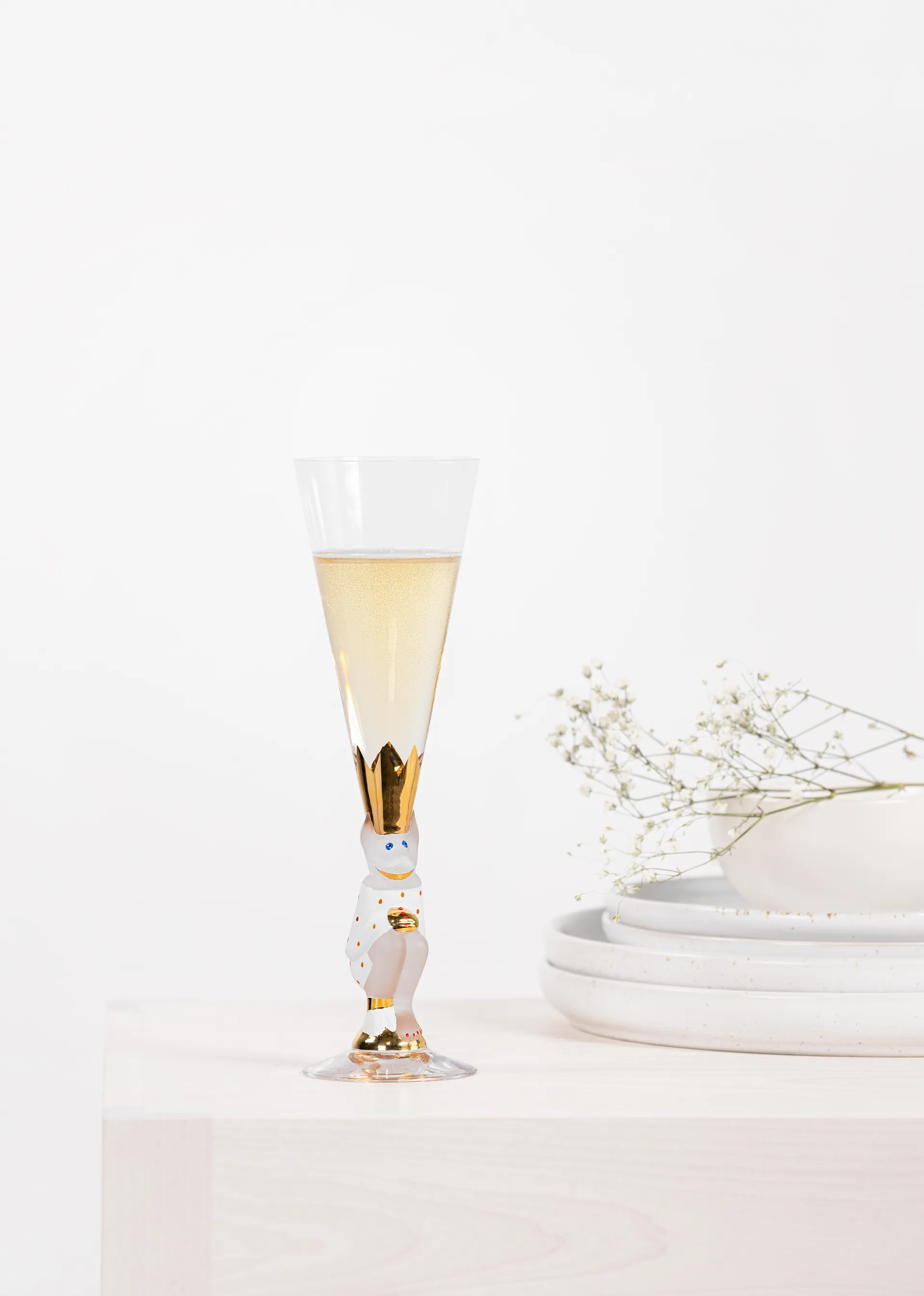 The Sparkling Devil 香槟杯190ml, 白色 Orrefors