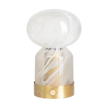 Essence Cloudy 便携台灯 - 黄铜色_玻璃 - Örsjö Belysning