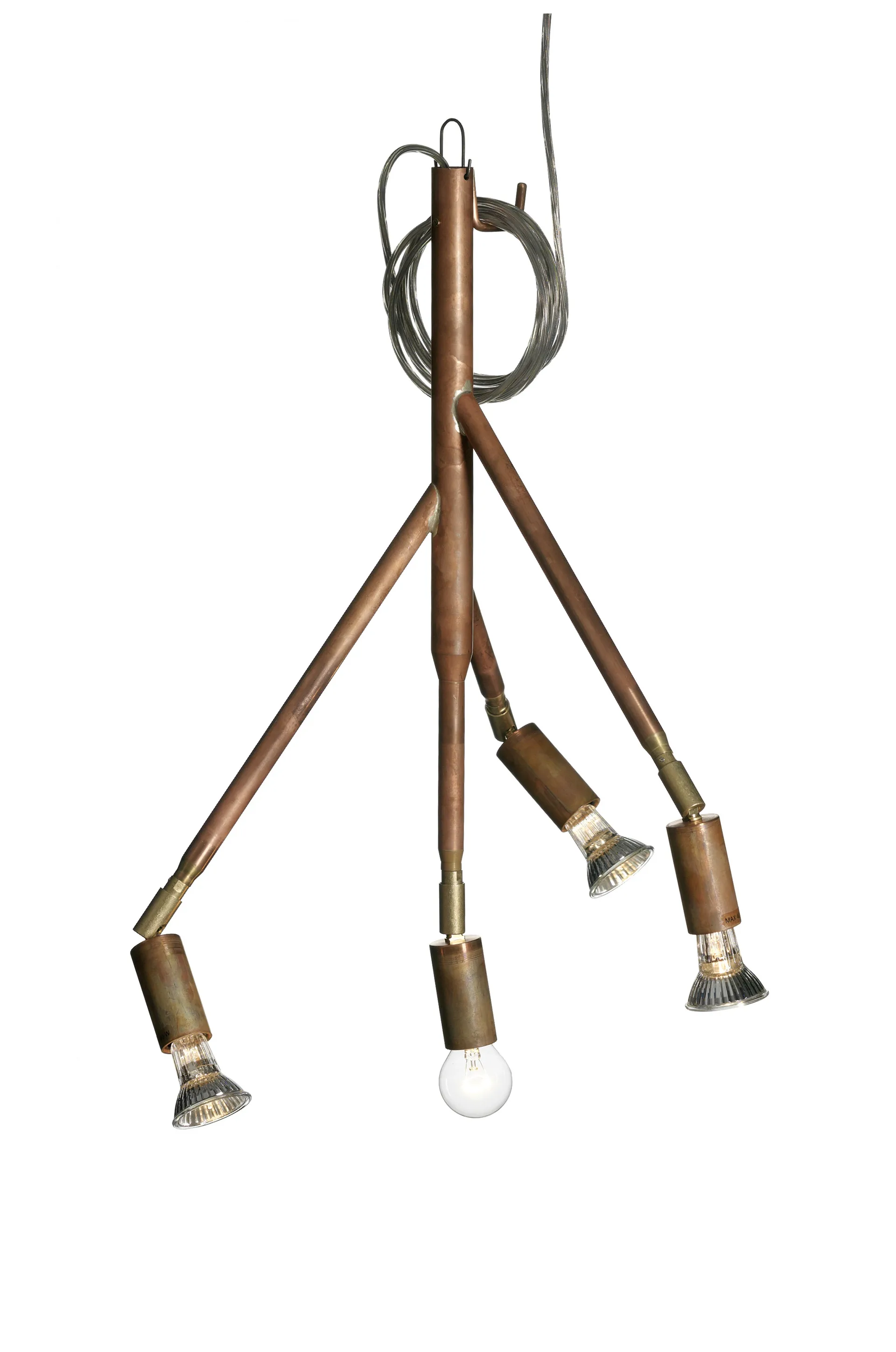 Kvist 灯 small, rough copper Örsjö Belysning