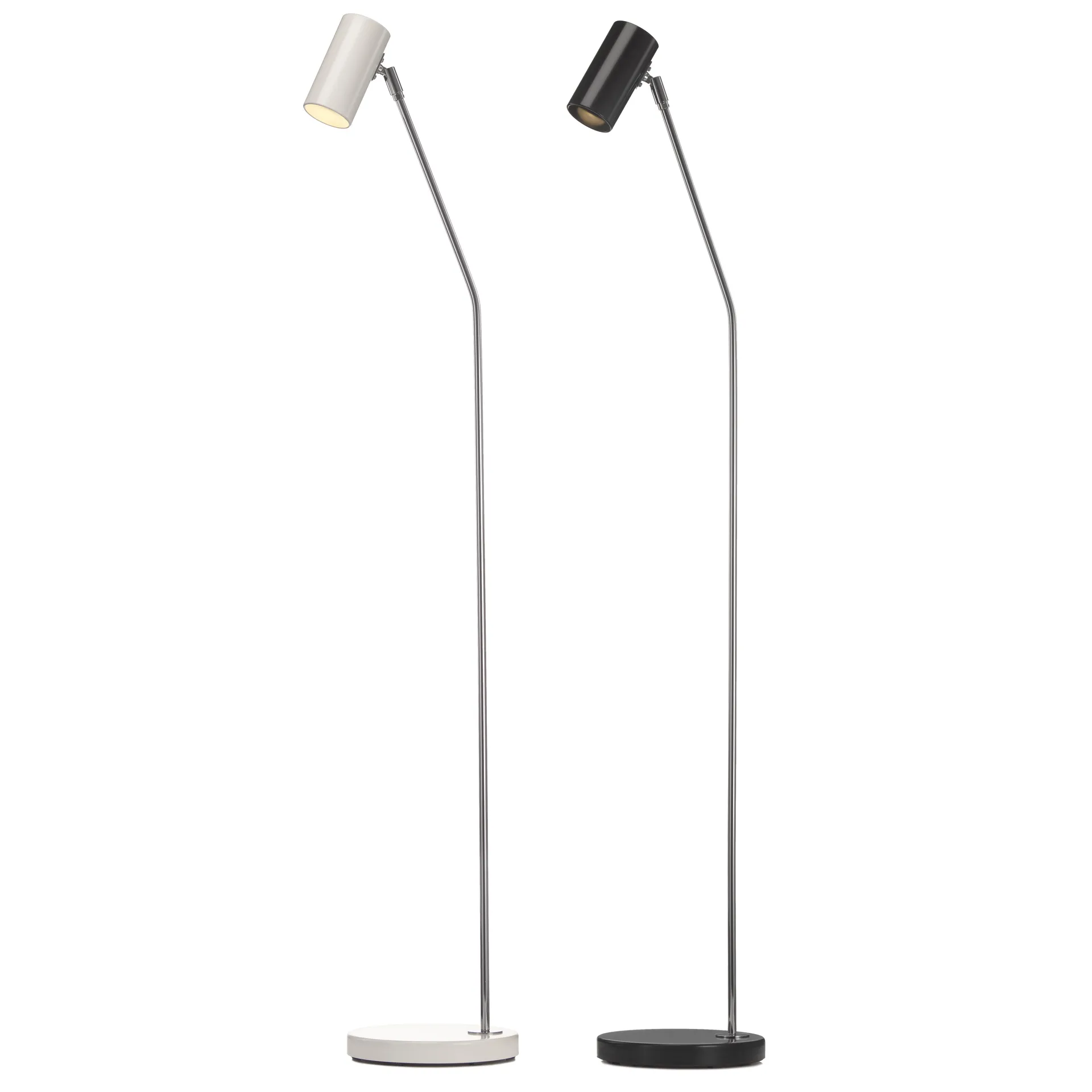 Minipoint 落地灯 GX224, 白色 and chrome Örsjö Belysning