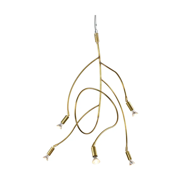 Ranka 5吸顶灯 - 原色黄铜 - Örsjö Belysning