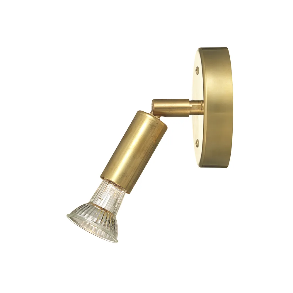 Star 1 壁灯/Ceiling 灯, Raw brass, with terminal block Örsjö Belysning