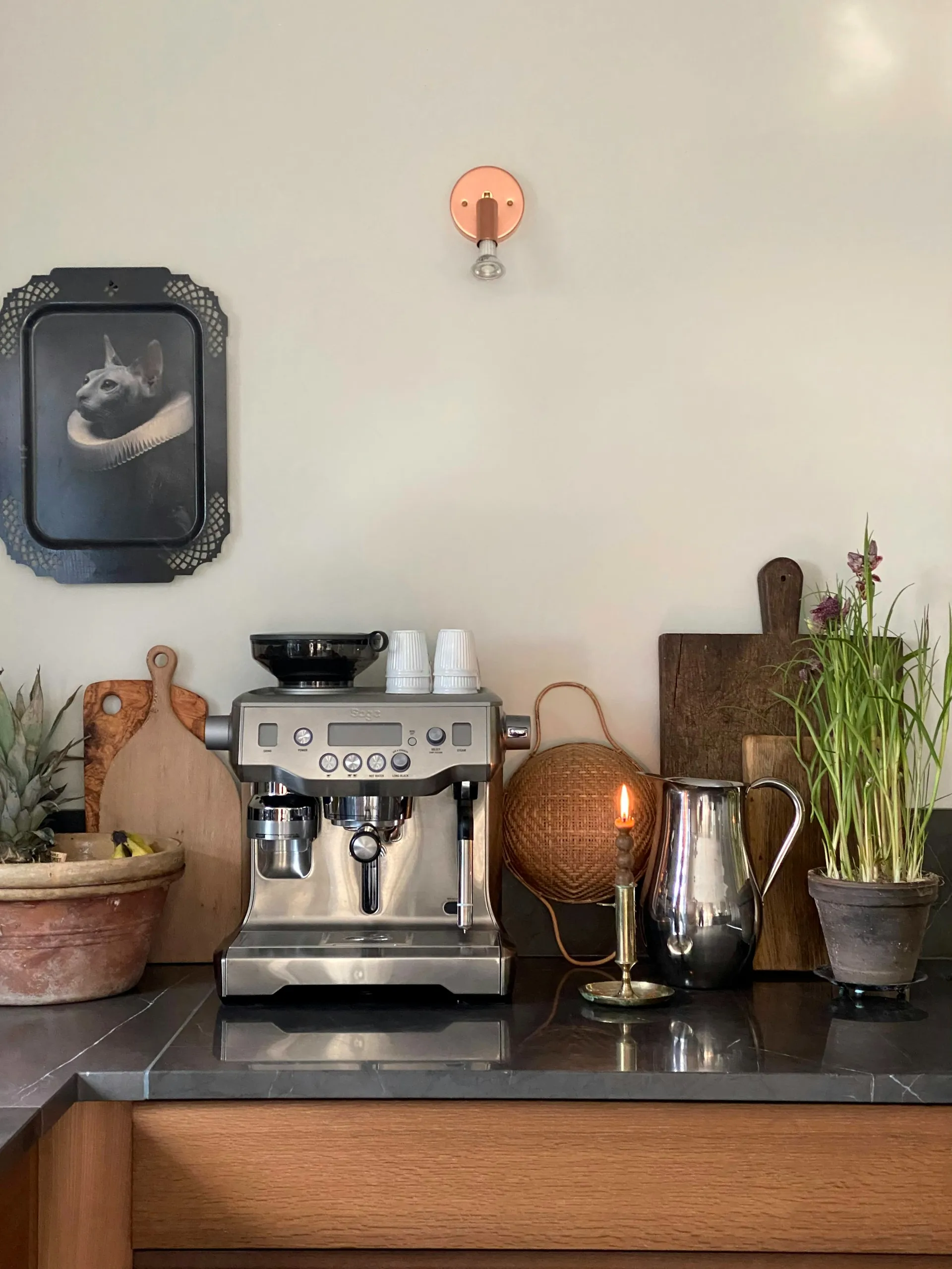 Star 1 壁灯 direct connection, raw copper Örsjö Belysning