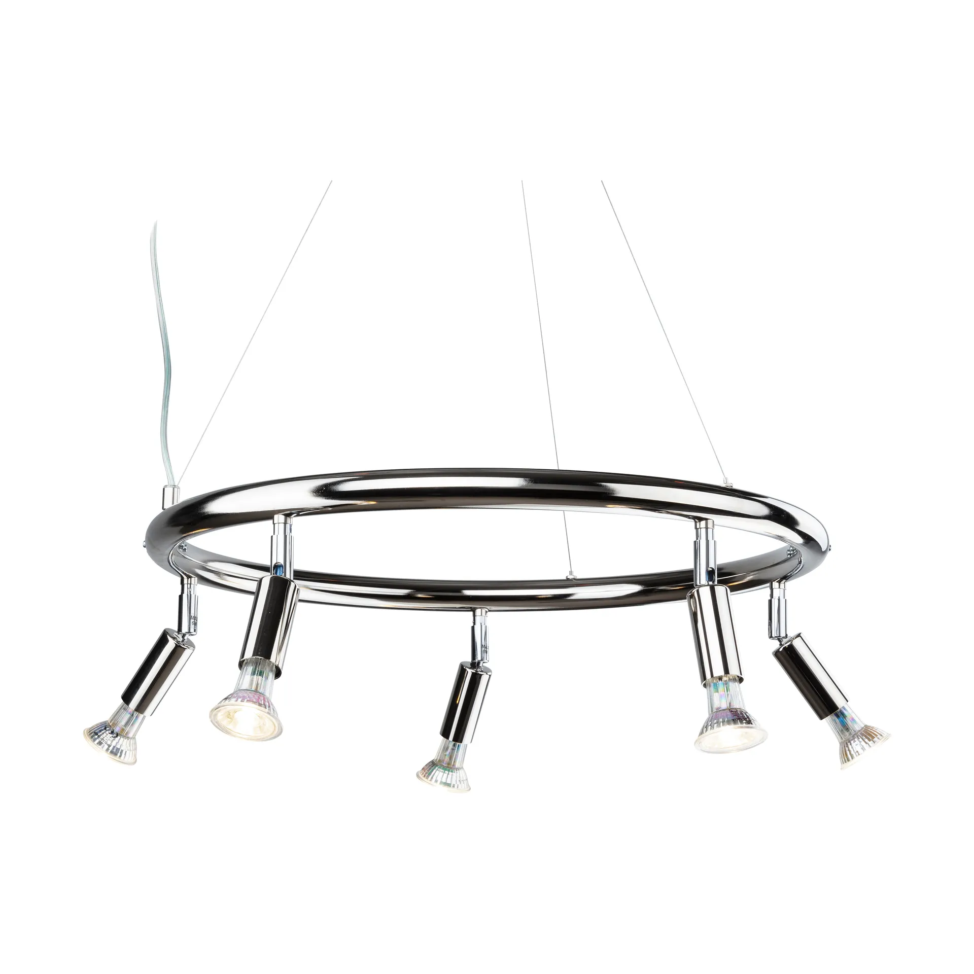 Star 圆形五头射灯组合直径60cm, 镍色-plated brass Örsjö Belysning
