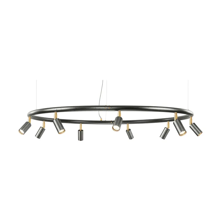 Starlight 圆形壁吸两用灯Ø100cm - 原色钢 - Örsjö Belysning