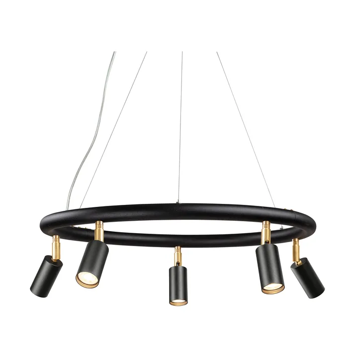Starlight 圆形壁吸两用灯Ø60cm - 黑色纹理漆面RAL 9005 - Örsjö Belysning
