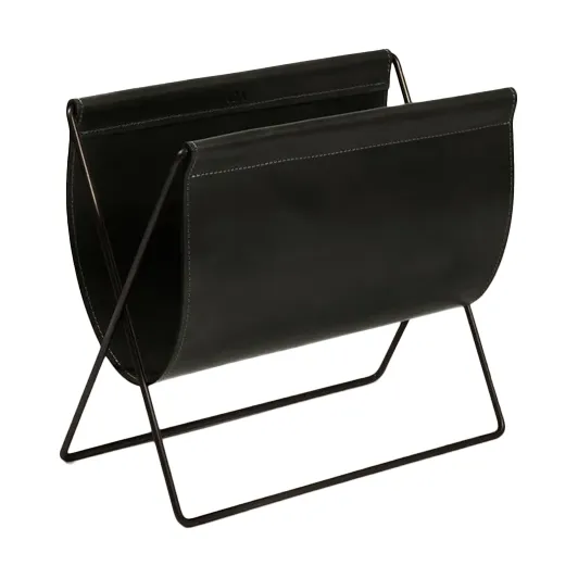 Maggiz magazine rack, 黑色配黑色 OX Denmarq