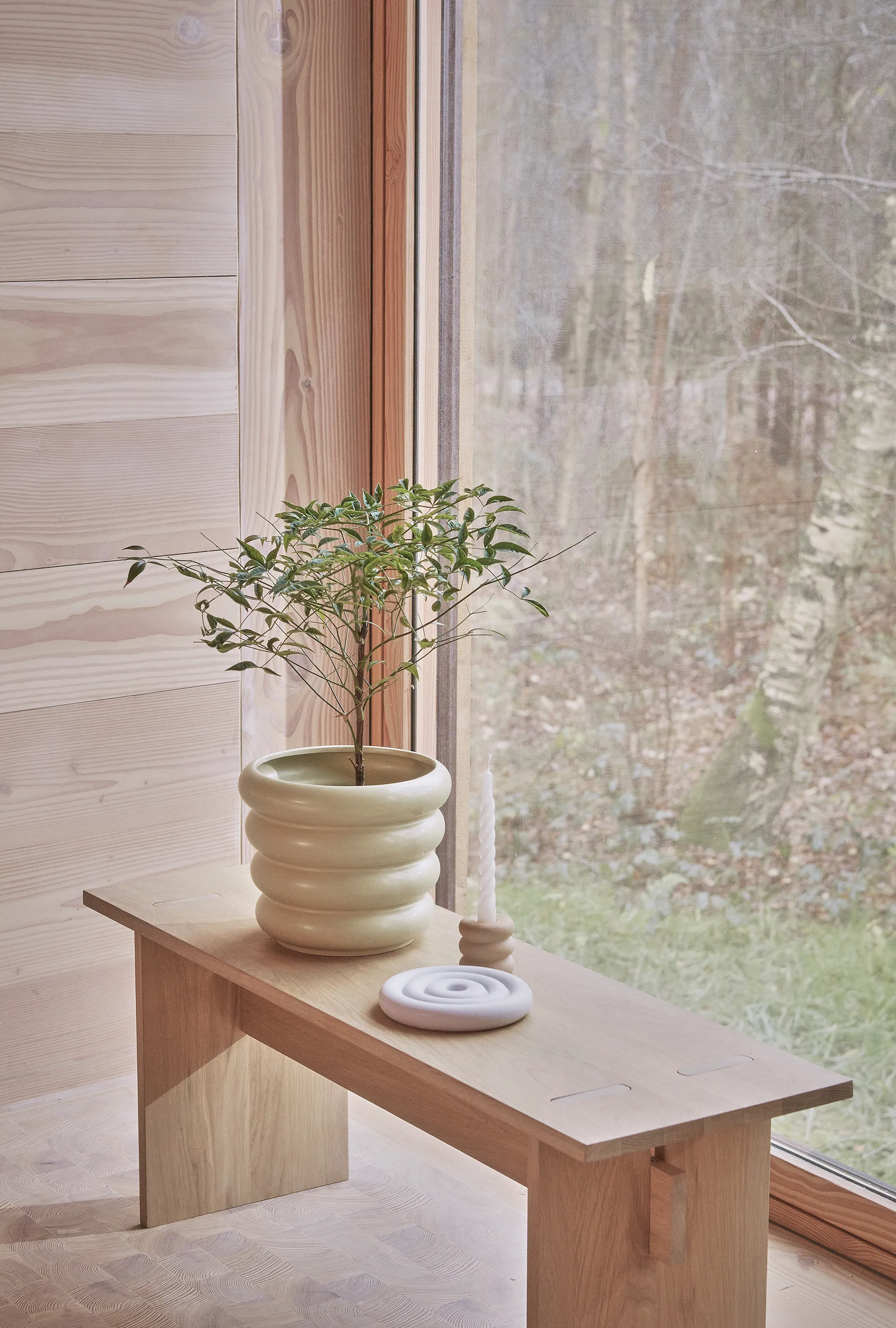 Awa 花盆 大 Ø25.7 cm, Butter OYOY