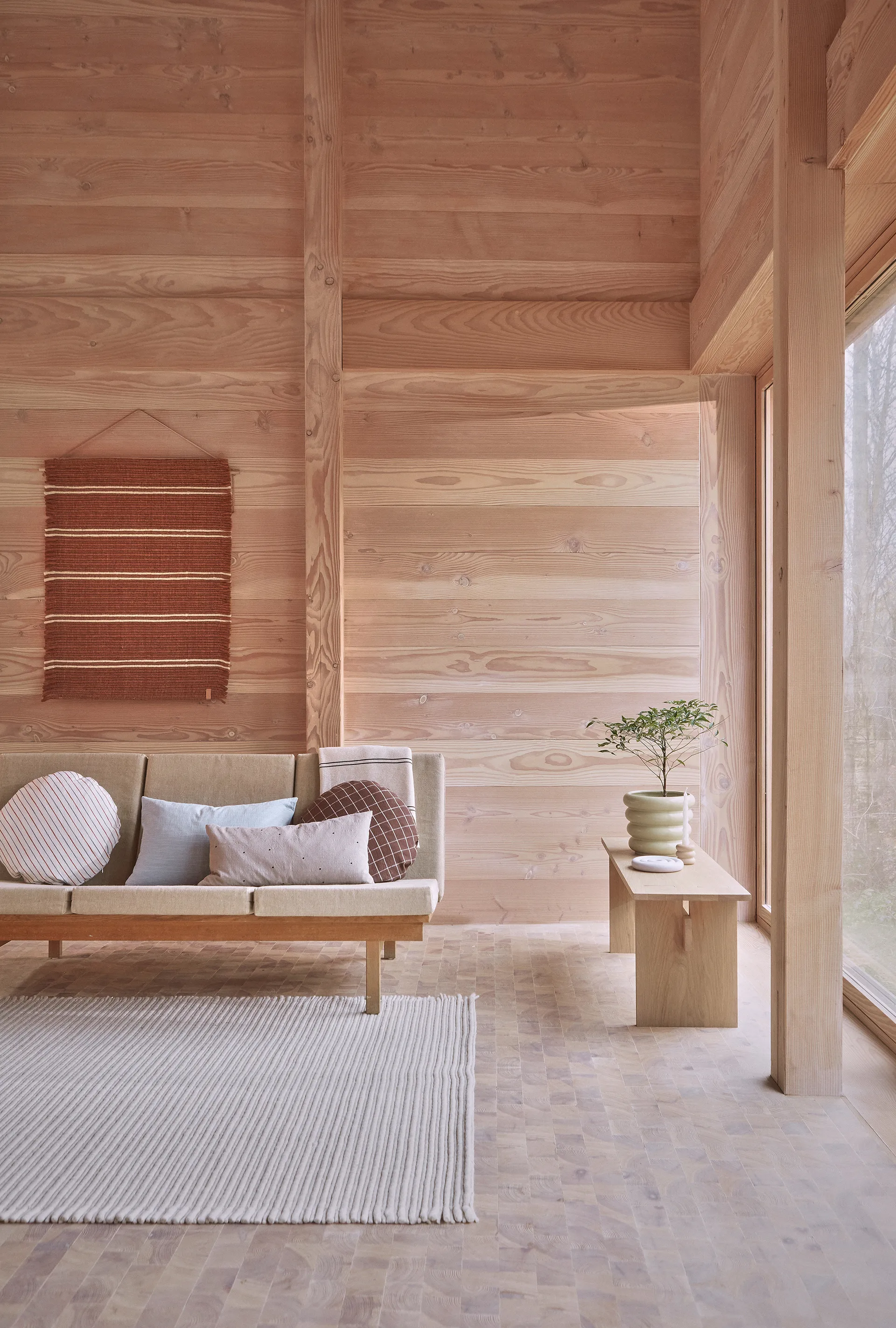 Awa 花盆 大 Ø25.7 cm, Butter OYOY