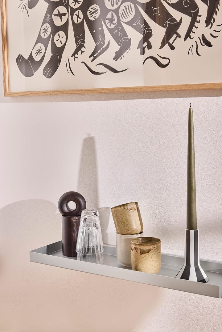 Bakku wall 架子 大 16x80 cm, Aluminium OYOY