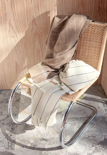 Balama 羊毛毯子 - Off白色 - OYOY