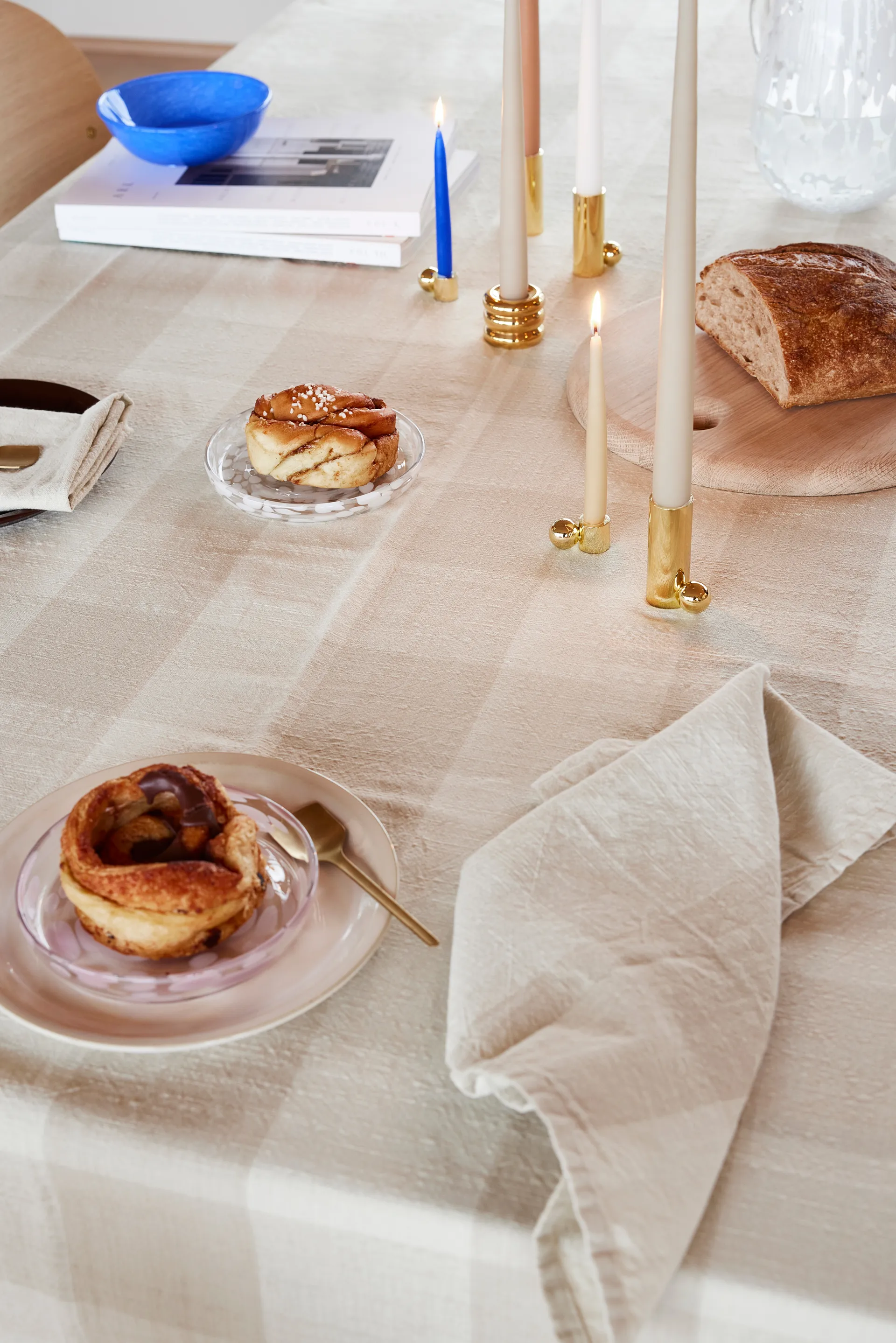 Chess 桌布 200x140 cm, Clay OYOY