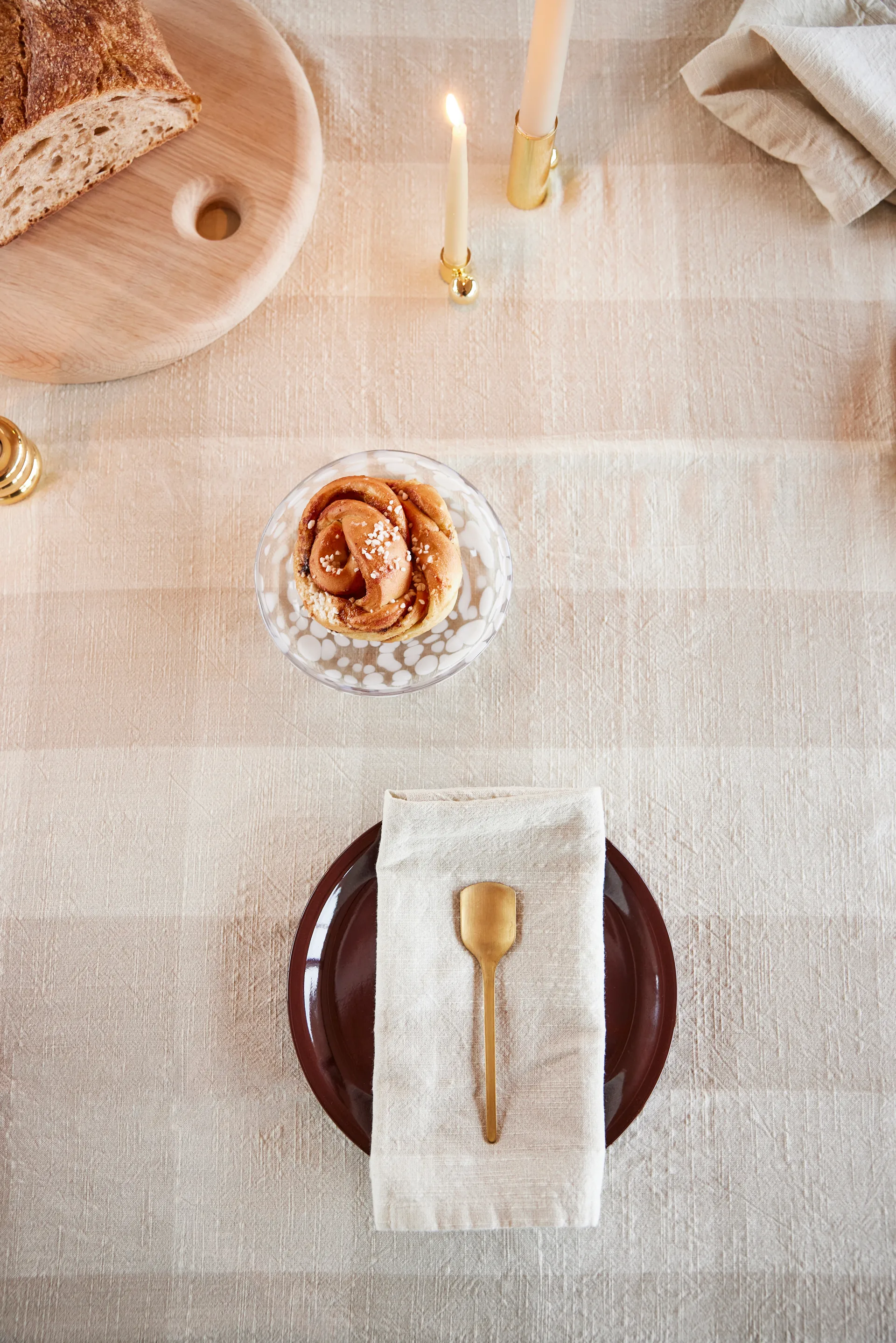 Chess 桌布 200x140 cm, Clay OYOY