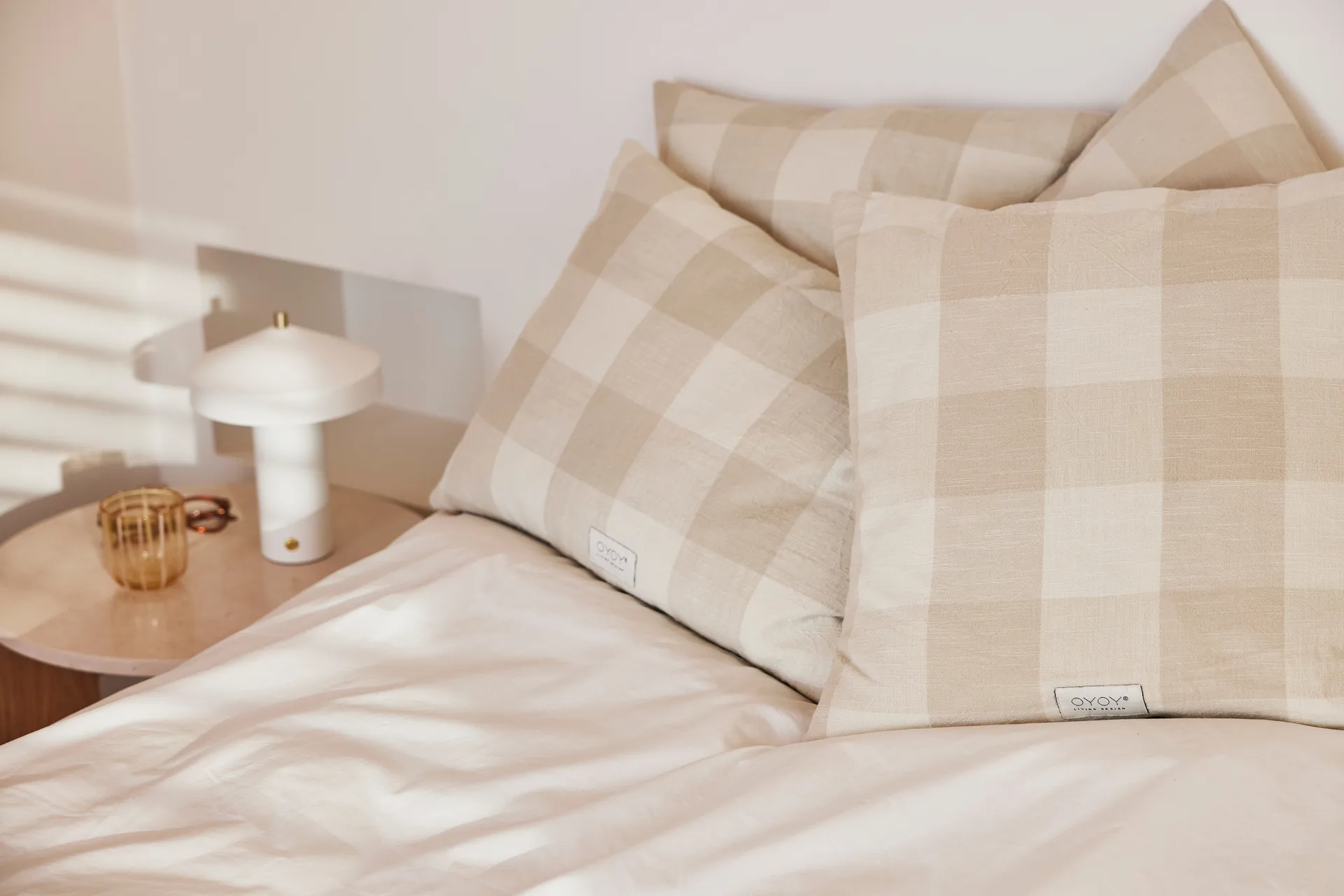 Chess 靠枕套 long 58x60 cm, Clay OYOY