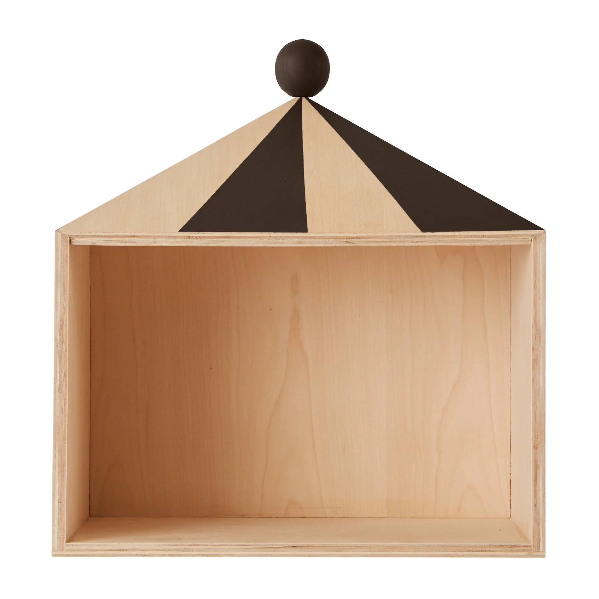Circus shelf 30x33 cm, Nature-dark OYOY
