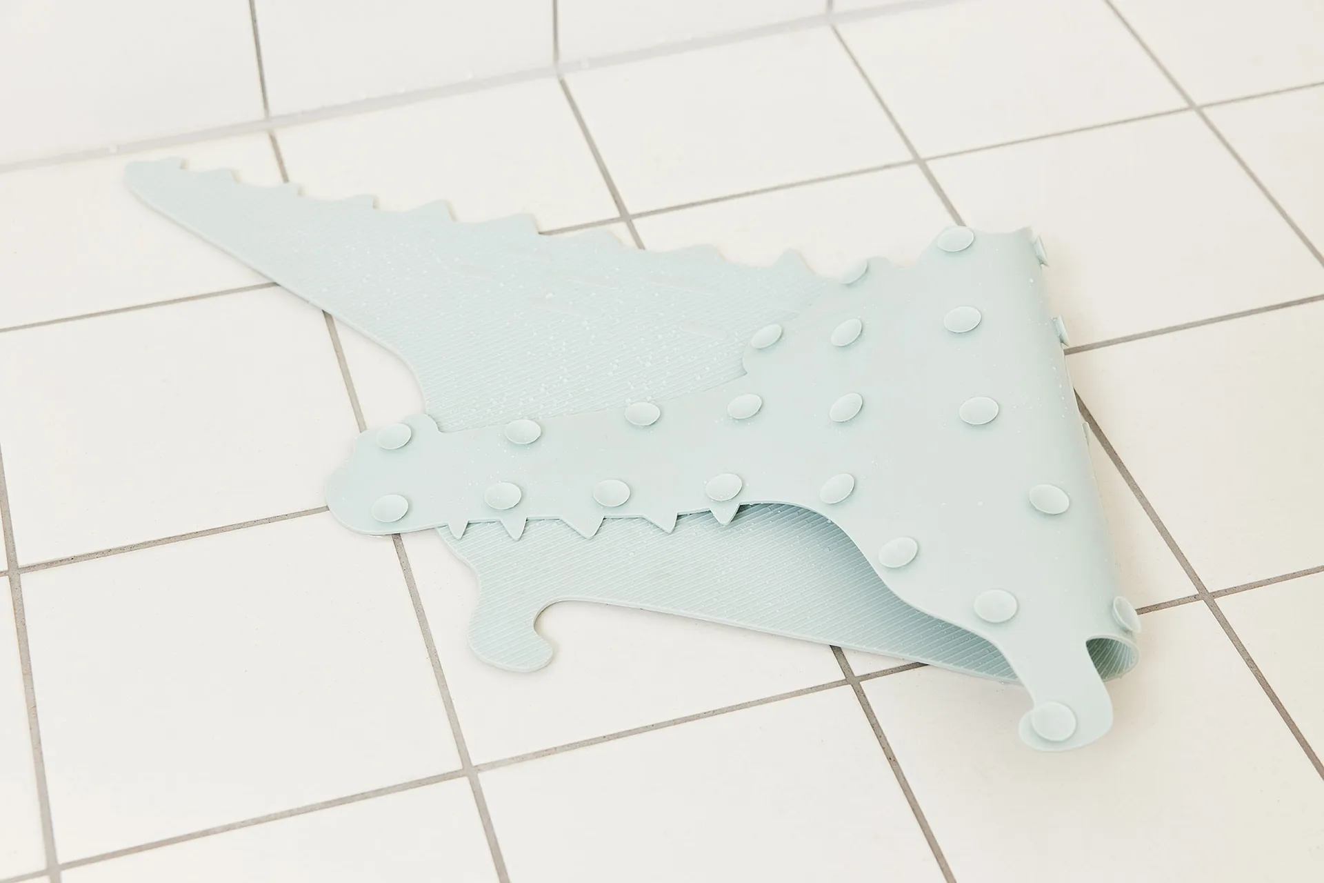 Crocodile Gustav 浴室地垫, 浅薄荷绿 OYOY