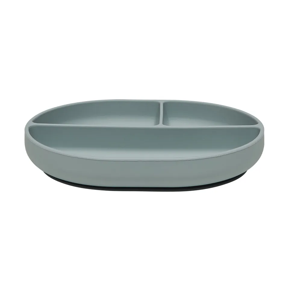 Enkei suction 儿童 盘子, Dusty 蓝色 OYOY