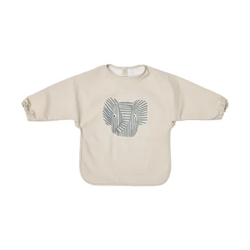 Erik Elephant bib with sleeves - 米色 - OYOY