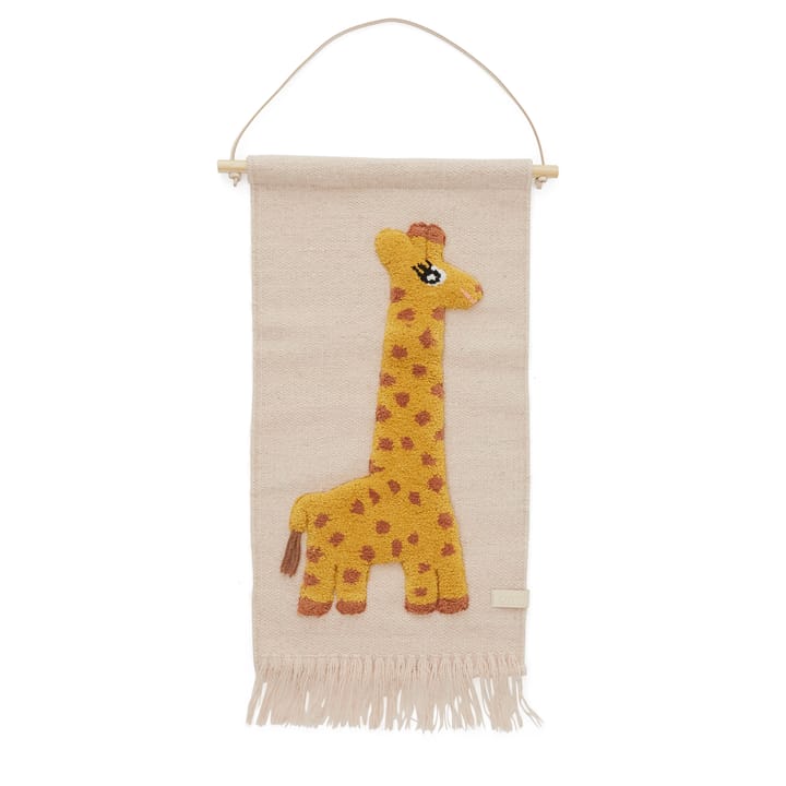 Giraffe wall decoration 32x70 cm, 玫瑰色 OYOY