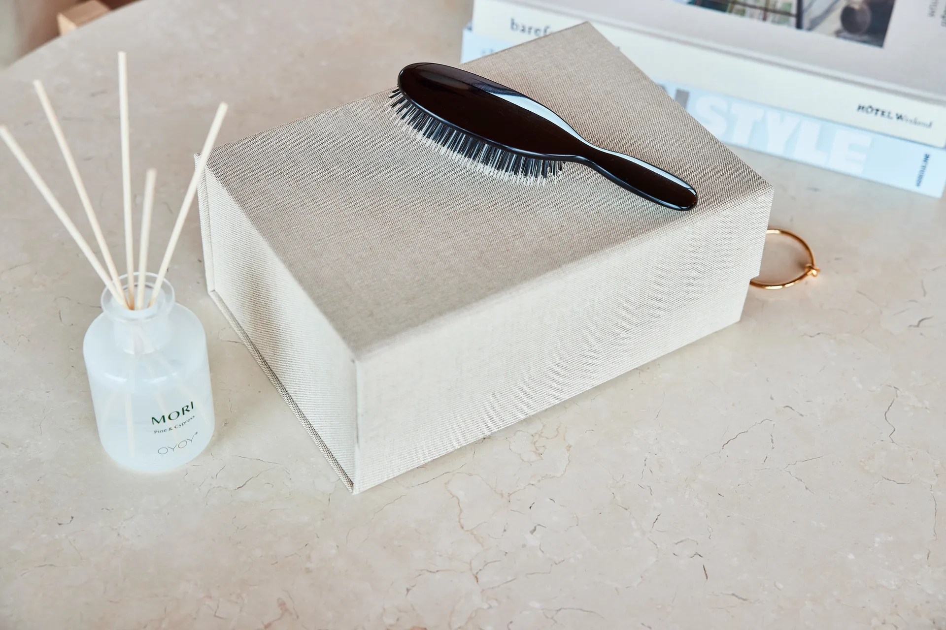 Hako 储物箱 18x25 cm, Clay 混纺 OYOY