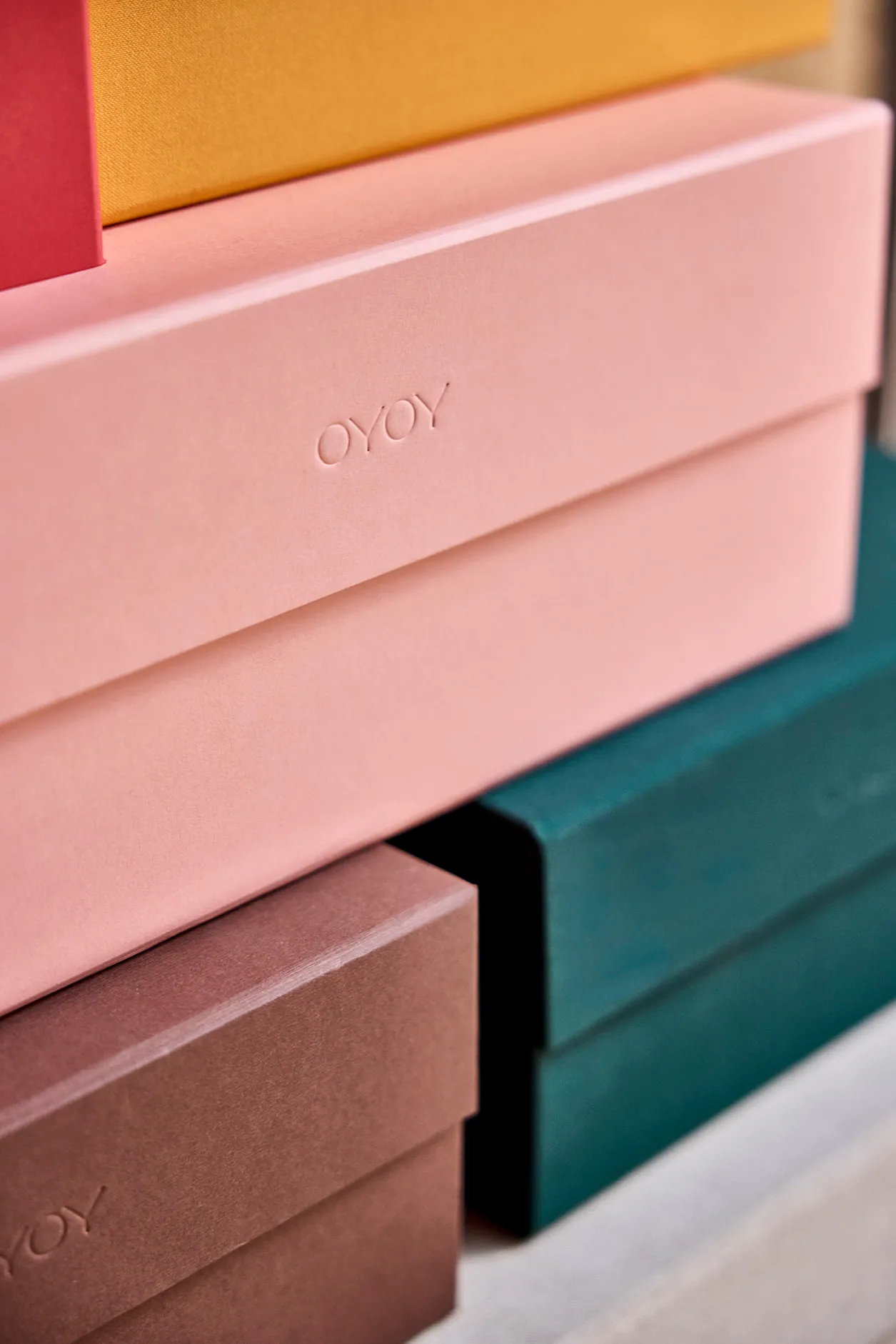 Hako 储物箱 A4, 珊瑚红 OYOY