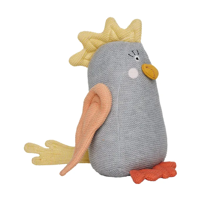 Kai parakeet plush toy, 米白色-桃色 OYOY