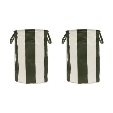 Kara 储物篮 大 Ø38x54 cm - 深绿 - OYOY