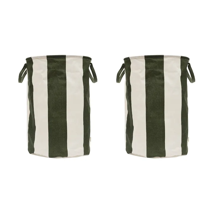 Kara 储物篮 大 Ø38x54 cm - 深绿 - OYOY