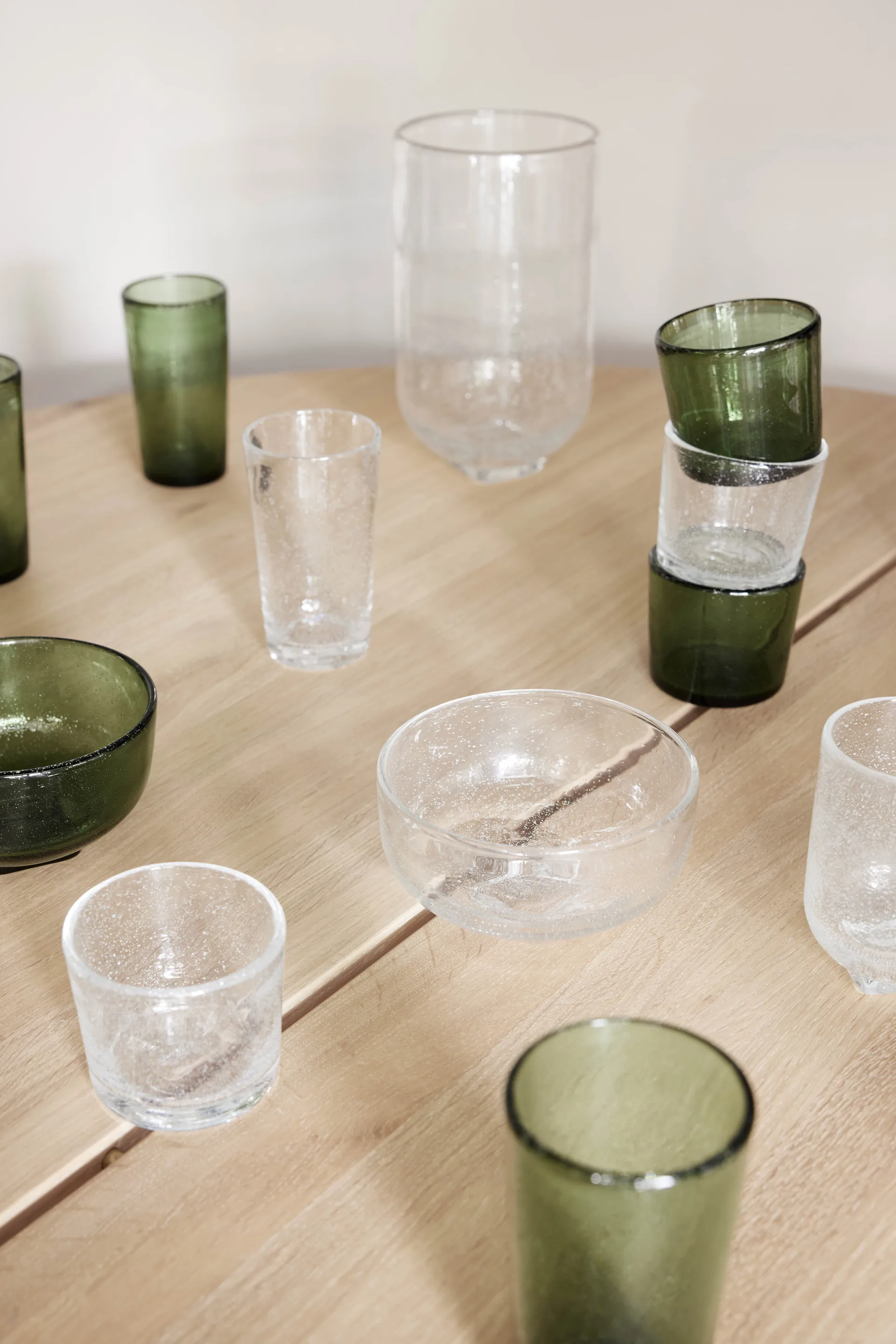 Kuki 玻璃杯4件装, 绿色 OYOY