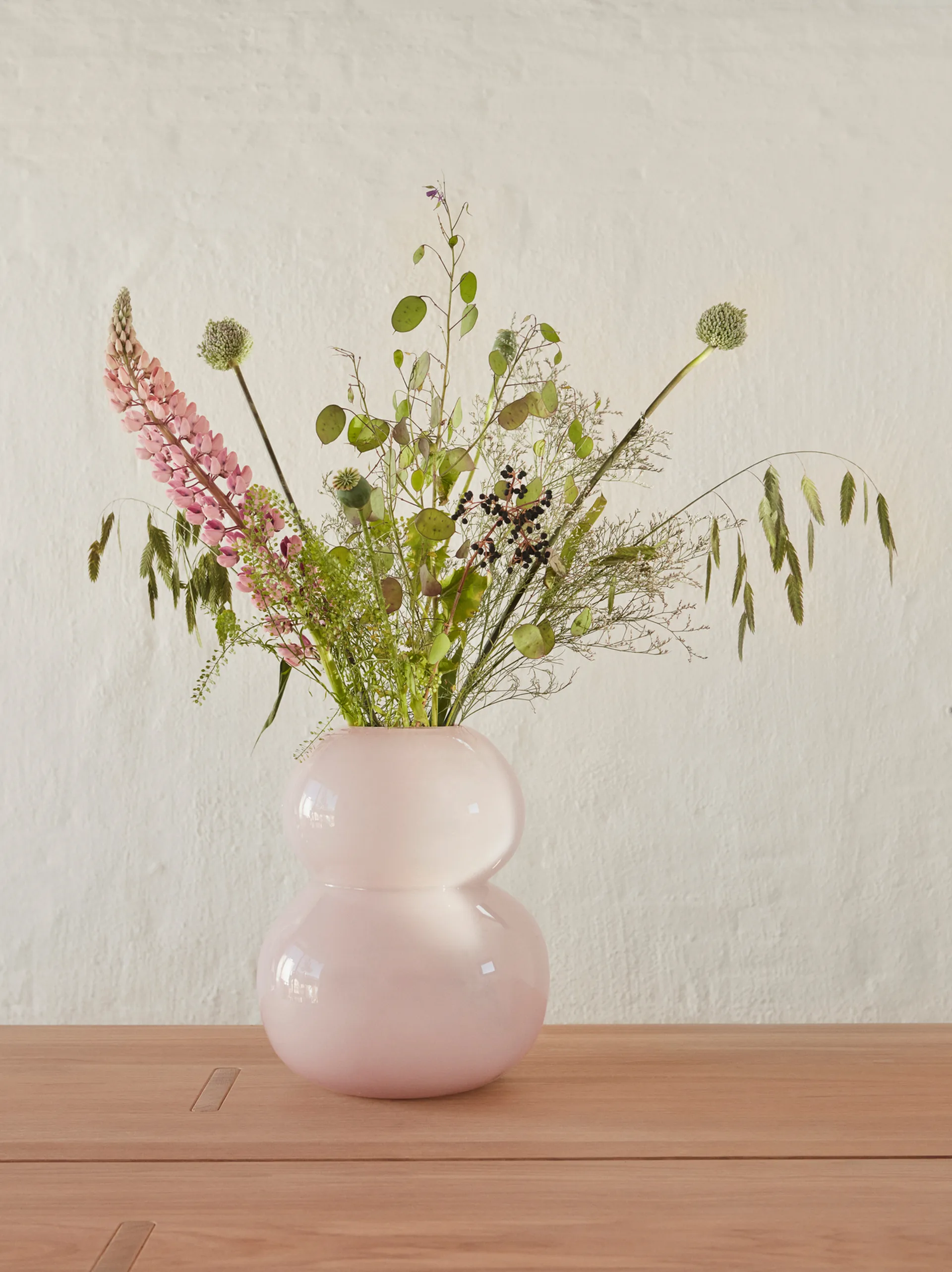 Lasi系列 糖葫芦花瓶 30cm, 30cm_玫瑰色 OYOY