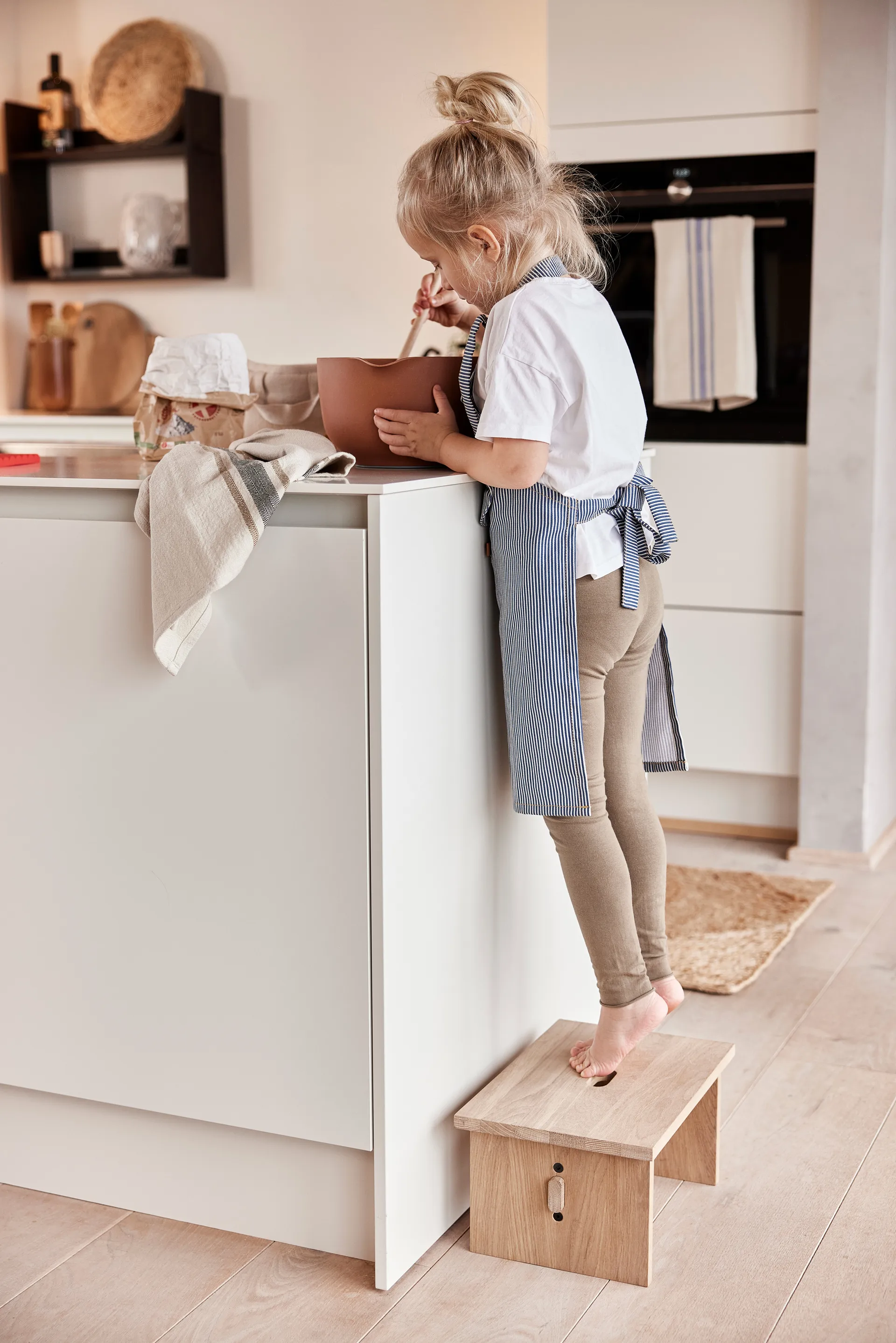 Linu 厨房巾 两件套装, 蓝色 OYOY