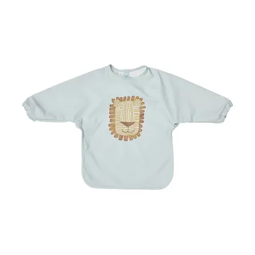 Lobo Lion bib with sleeves - Ice 蓝色 - OYOY