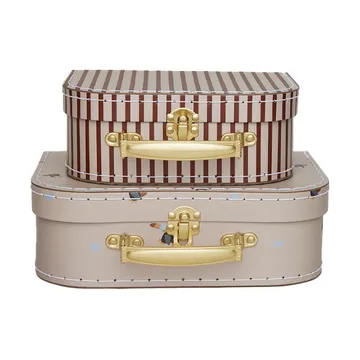 Mini toucan & stripes suitcase 套装 - Clay - OYOY