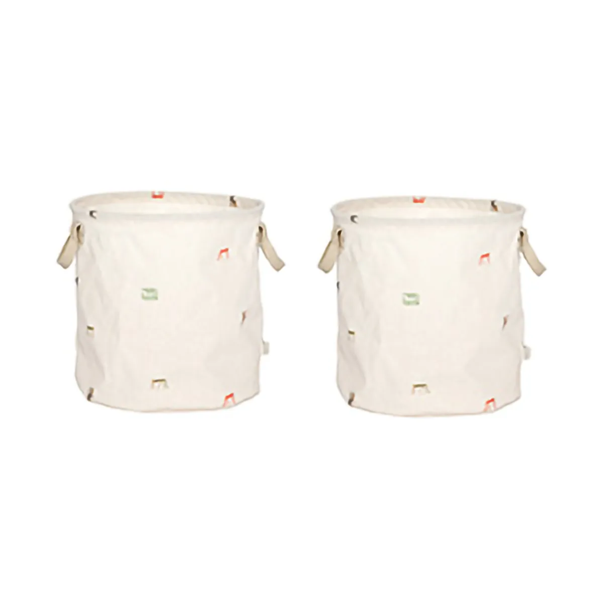 Moira 储物篮 中 Ø32x32 cm 2件, 彩色 OYOY