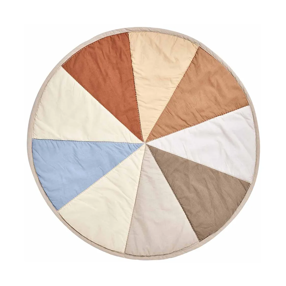 Moni Quilted 儿童地毯 Ø100 cm, Multi OYOY