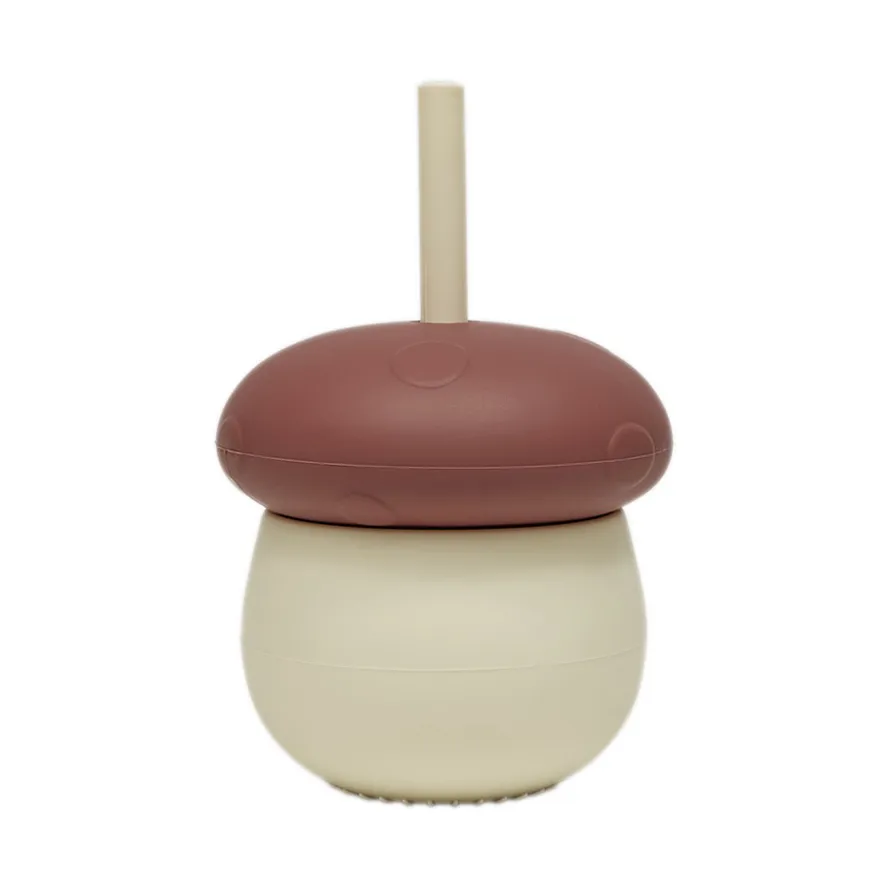 Mushroom 杯子, 米白色-红色 OYOY