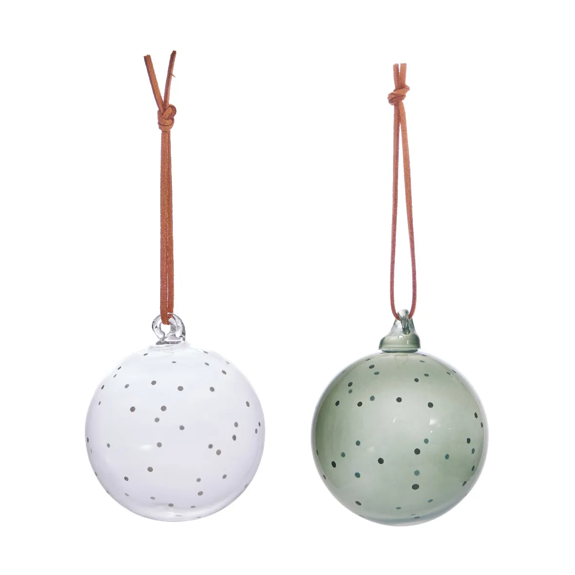 Natale Christmas Christmas 装饰品 2件, 透明-绿色 OYOY